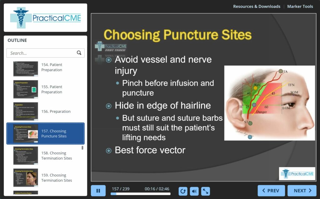 Thread Lift Online CME Course Slide